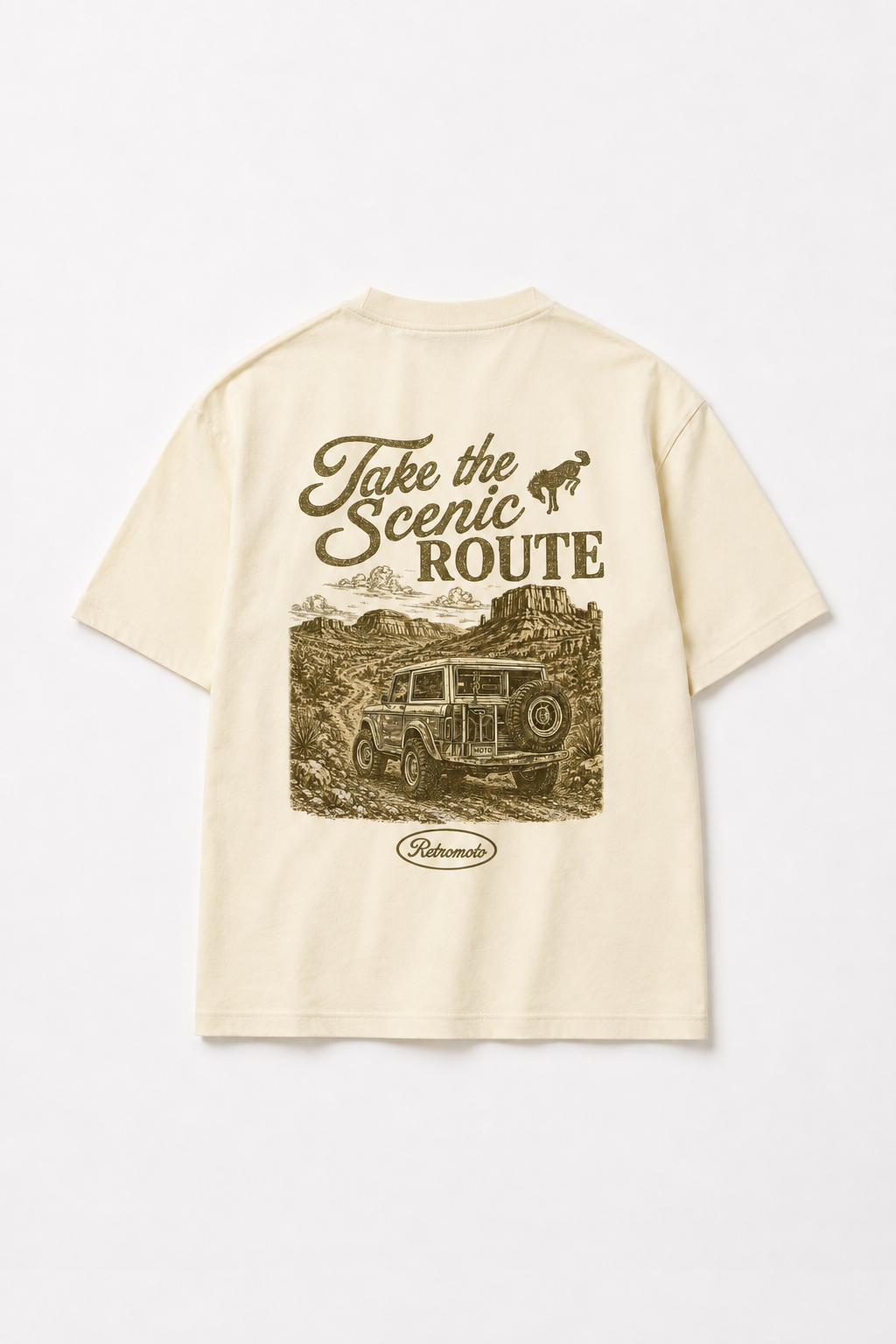 Canyon Bronco Tee, Sail