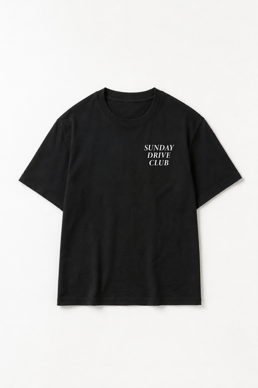 Sunday Drive Club Tee, Black