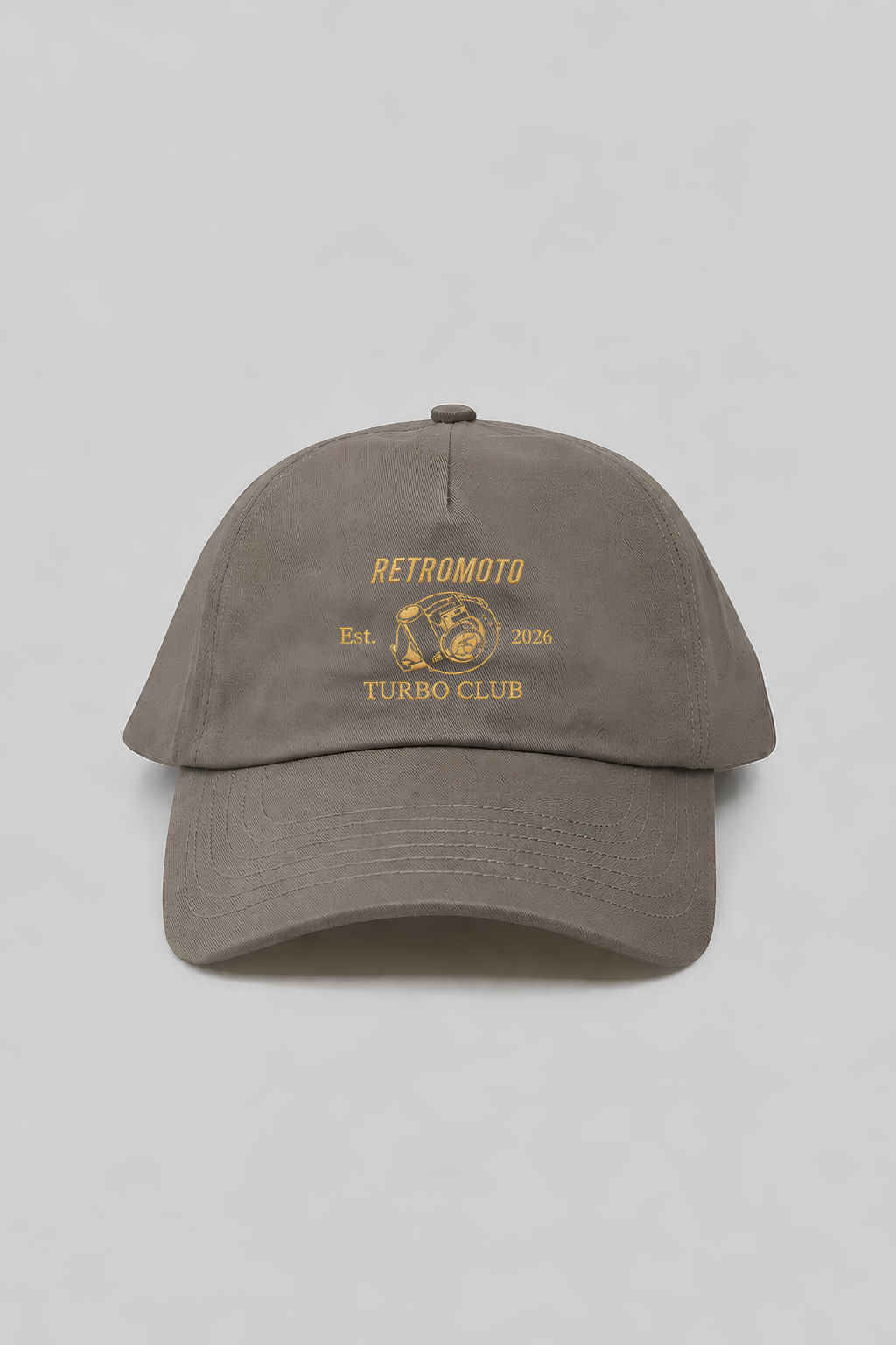 Turbo Club Dad Cap, Grey
