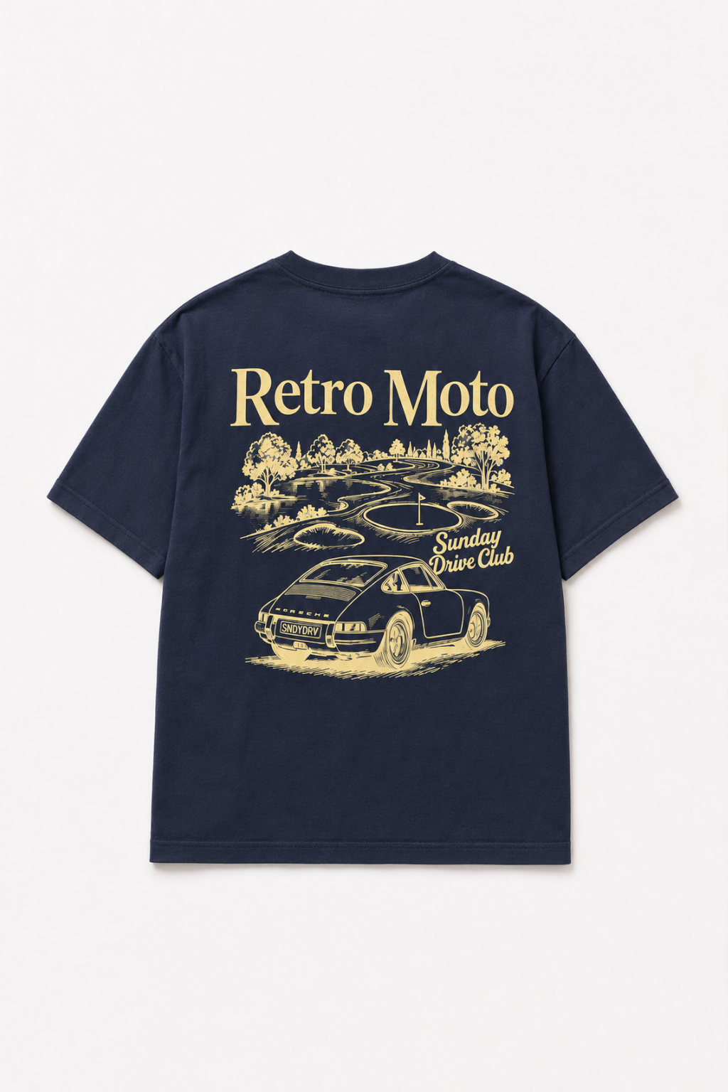 Drive Club Porsche Tee, Blue