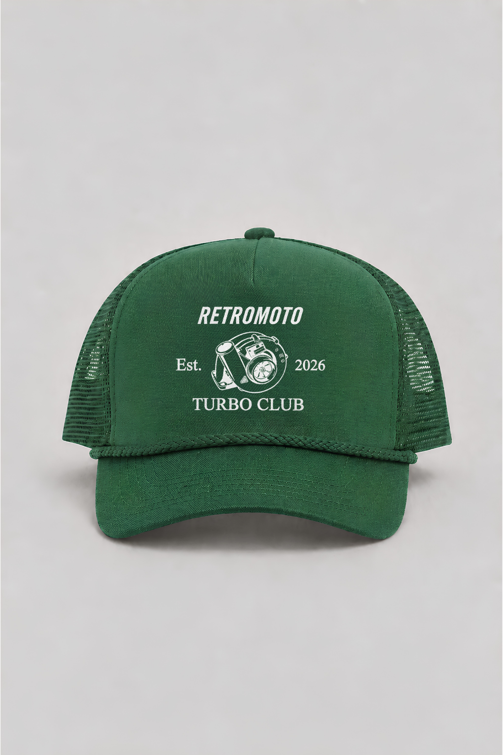 Turbo Club Trucker Cap, Green