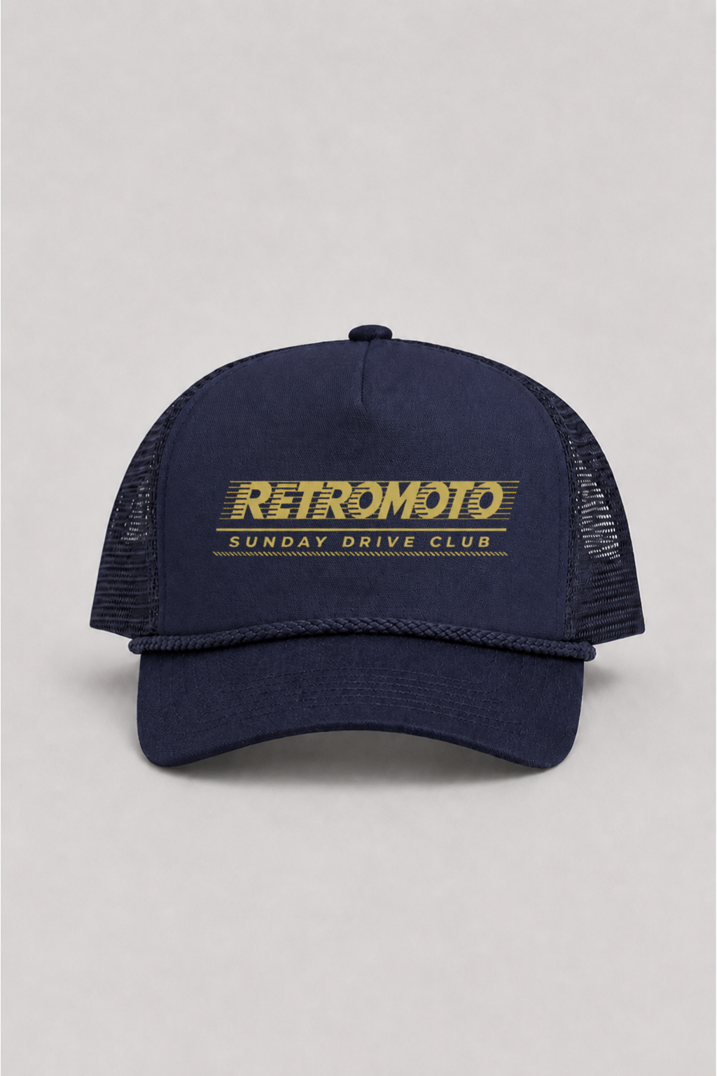Streak Logo Trucker Cap, Blue