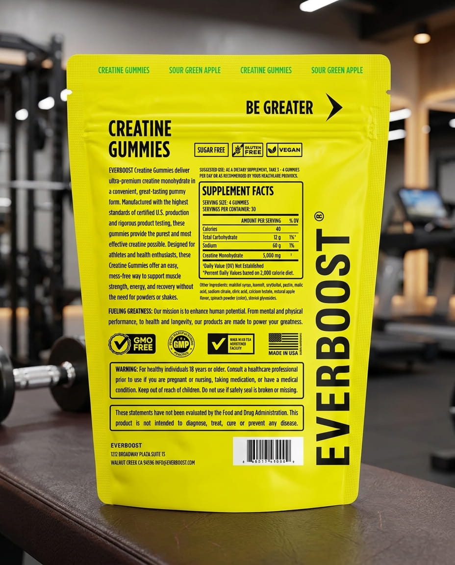 Creatine Gummies 3-Pack 90-Day Bundle.