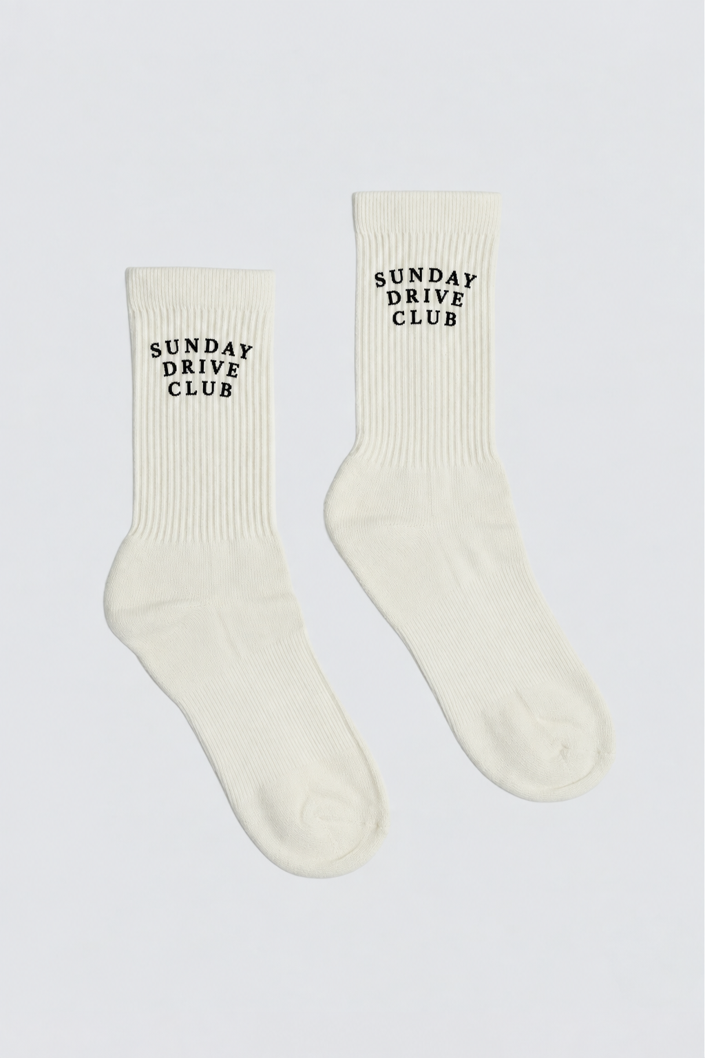 Sunday Drive Club Socks, Off White