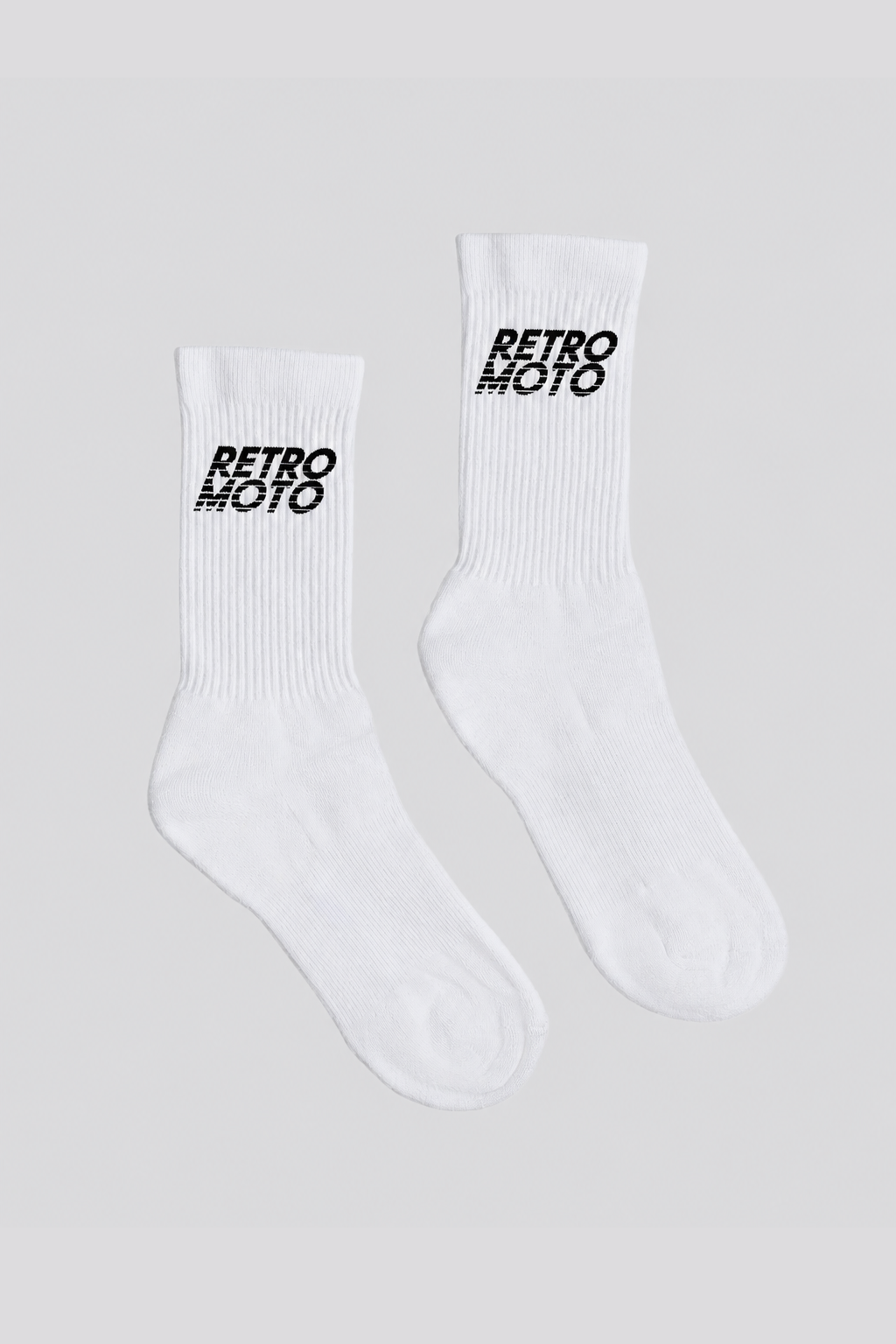 Streak Logo Socks, White
