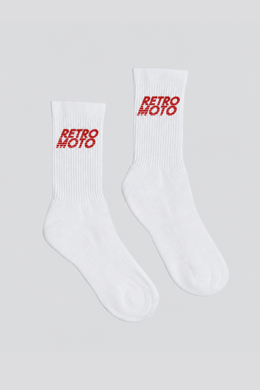 Streak Logo Socks, Red